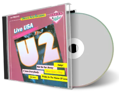Artwork Cover of U2 1986-06-04 CD San Francisco Soundboard