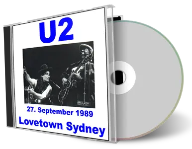 Artwork Cover of U2 1989-09-27 CD Sydney Soundboard