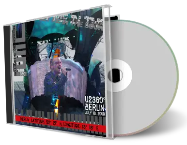 Artwork Cover of U2 2009-07-18 CD Berlin Soundboard