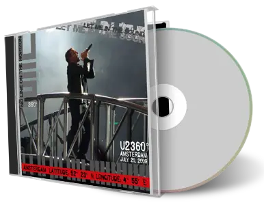 Artwork Cover of U2 2009-07-20 CD Amsterdam Soundboard