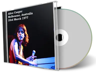 Artwork Cover of Alice Cooper 1977-03-23 CD Melbourne Audience