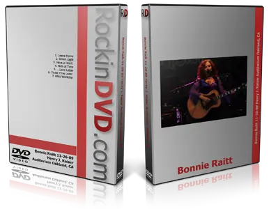 Artwork Cover of Bonnie Raitt 1989-11-26 DVD Oakland Proshot