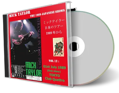 Artwork Cover of Mick Taylor 1989-07-01 CD Tokyo Audience
