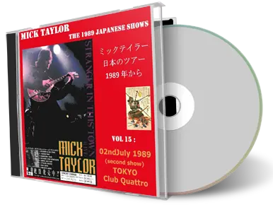 Artwork Cover of Mick Taylor 1989-07-02 CD Tokyo Audience