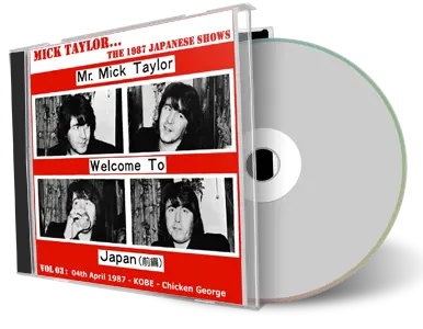 Artwork Cover of Mick Taylor Compilation CD Japan Tour 1987 Vol 03 Audience