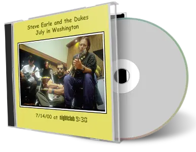 Artwork Cover of Steve Earle 2000-07-14 CD Washington Audience