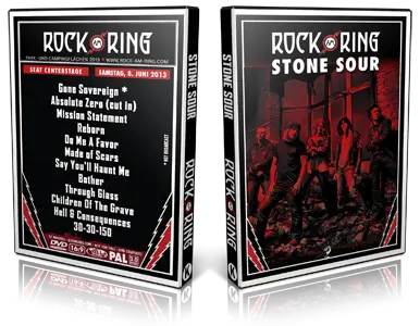 Artwork Cover of Stone Sour 2013-06-08 CD Rock Am Ring Soundboard