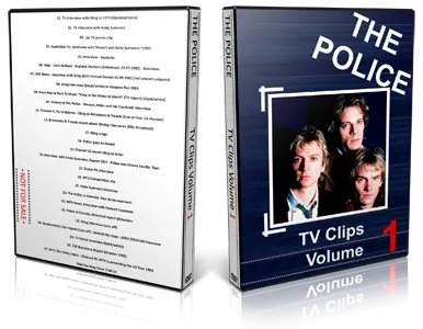 Artwork Cover of The Police Compilation DVD TV Clips Volume 1 Proshot
