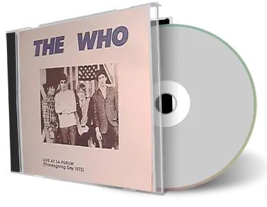 Artwork Cover of The Who 1973-11-22 CD LOS ANGELES Audience