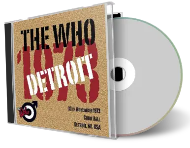 Artwork Cover of The Who 1973-11-30 CD Detroit Audience