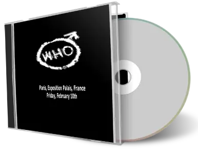 Artwork Cover of The Who 1974-02-10 CD Paris Audience