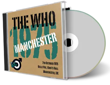 Artwork Cover of The Who 1975-10-07 CD Manchester Audience