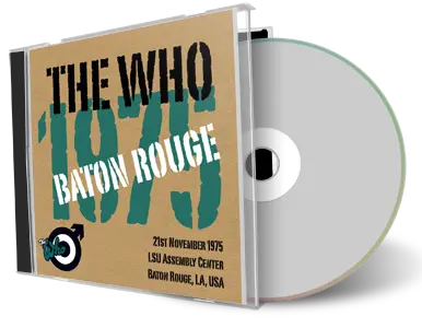 Artwork Cover of The Who 1975-11-21 CD Baton Rouge Audience