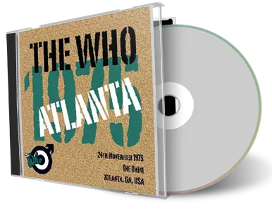 Artwork Cover of The Who 1975-11-24 CD Atlanta Audience