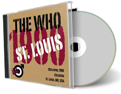 Artwork Cover of The Who 1980-04-28 CD St Louis Audience