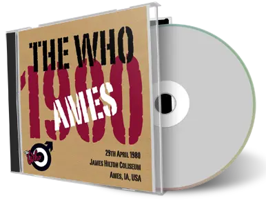 Artwork Cover of The Who 1980-04-29 CD Ames Audience