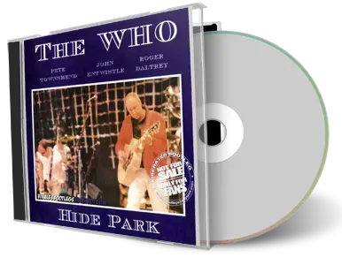 Artwork Cover of The Who 1996-06-29 CD London Soundboard