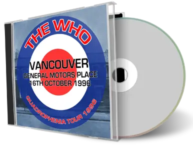 Artwork Cover of The Who 1996-10-16 CD Vancouver Audience