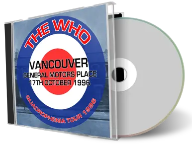 Artwork Cover of The Who 1996-10-17 CD Vancouver Audience