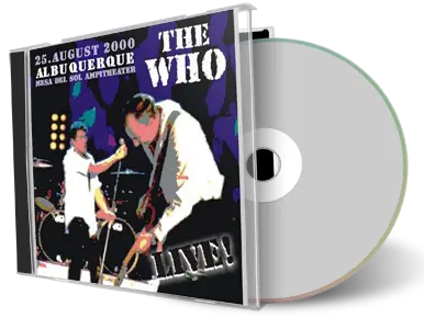 Artwork Cover of The Who 2000-08-25 CD Albuquerque Audience