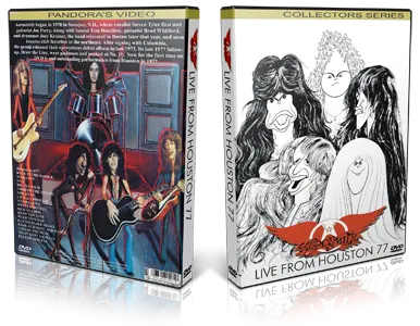 Artwork Cover of Aerosmith 1977-06-24 DVD Houston Proshot