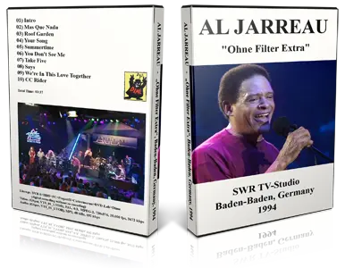 Artwork Cover of Al Jarreau Compilation DVD Germany 1994 Proshot