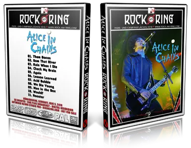 Artwork Cover of Alice In Chains 2010-06-05 DVD Nurburgring Proshot