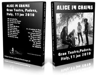 Artwork Cover of Alice In Chains 2010-06-11 DVD Padova Audience