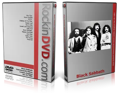 Artwork Cover of Black Sabbath 1981-01-19 DVD London Audience