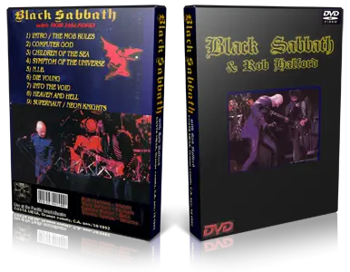 Artwork Cover of Black Sabbath 1992-11-14 DVD Costa Mesa Audience