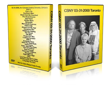 Artwork Cover of CSNY 2000-03-31 DVD Toronto Audience