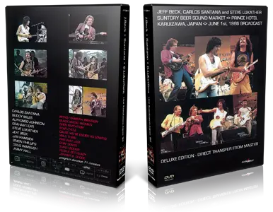 Artwork Cover of Carlos Santana 1986-06-01 DVD Tokyo Proshot