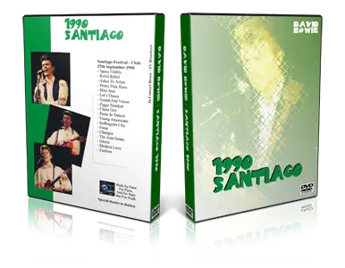 Artwork Cover of David Bowie Compilation DVD Santiago 1990 Proshot