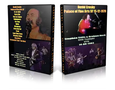 Artwork Cover of David Crosby 1979-12-15 DVD San Francisco Proshot