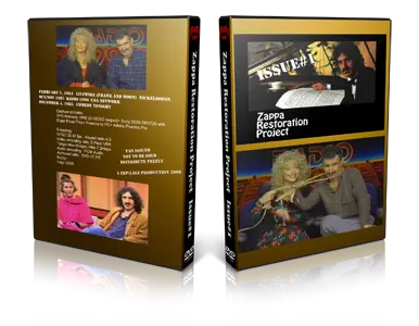 Artwork Cover of Frank Zappa Compilation DVD Archives Issue 1 Proshot