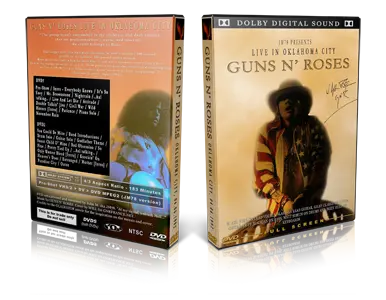 Artwork Cover of Guns N Roses 1992-04-06 DVD Oklahoma City Proshot