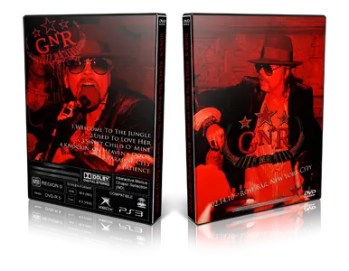 Artwork Cover of Guns N Roses 2010-02-14 DVD New York City Proshot