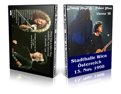 Artwork Cover of Jimmy Page and Robert Plant 1998-11-13 DVD Vienna Audience