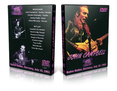 Artwork Cover of John Campbell 1992-07-10 DVD Friesland Proshot