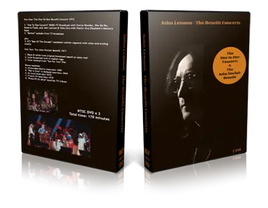 Artwork Cover of John Lennon Compilation DVD The Benefit Concerts Audience