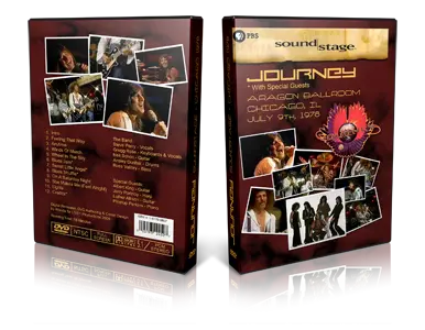Artwork Cover of Journey Compilation DVD PBS SoundStage 1978 Proshot