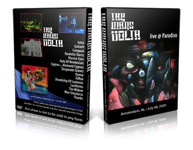 Artwork Cover of Mars Volta 2009-07-08 DVD Amsterdam Audience