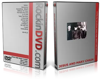 Artwork Cover of Jesus and Mary Chain 1992-04-30 DVD Milan Audience