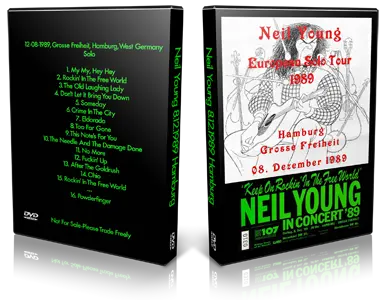 Artwork Cover of Neil Young 1989-12-08 DVD Hamburg Audience