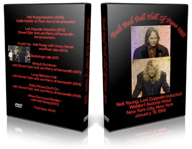 Artwork Cover of Neil Young 1995-01-12 DVD Waldorf-Astoria Proshot