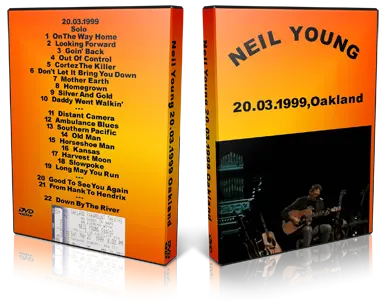 Artwork Cover of Neil Young 1999-03-20 DVD Oakland Audience