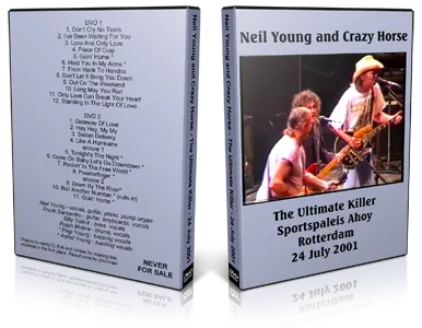 Artwork Cover of Neil Young 2001-07-24 DVD Rotterdam Audience