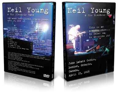 Artwork Cover of Neil Young 2009-04-15 DVD London Audience