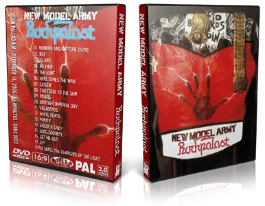 Artwork Cover of New Model Army 2006-12-16 DVD Koln Proshot