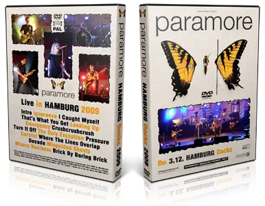 Artwork Cover of Paramore 2009-12-03 DVD Hamburg Audience